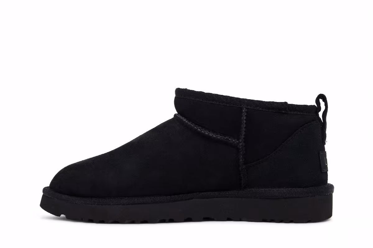 UGG Women's Classic Ultra Mini Boot Black, view 4