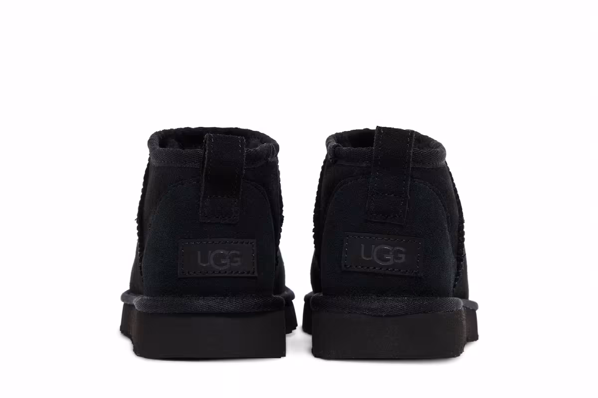 UGG Women's Classic Ultra Mini Boot Black, view 7