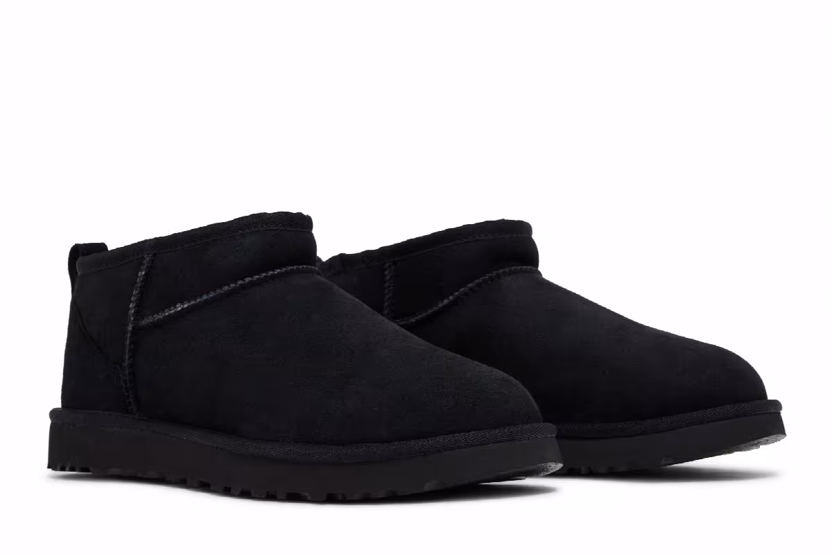 UGG Women's Classic Ultra Mini Boot Black, view 9