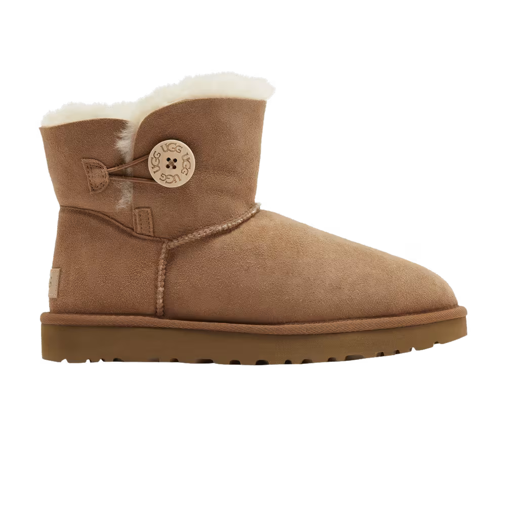 UGG Women's Mini Bailey Button 2 Boot Chestnut