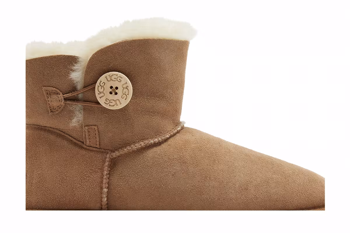 UGG Women's Mini Bailey Button 2 Boot Chestnut, view 3