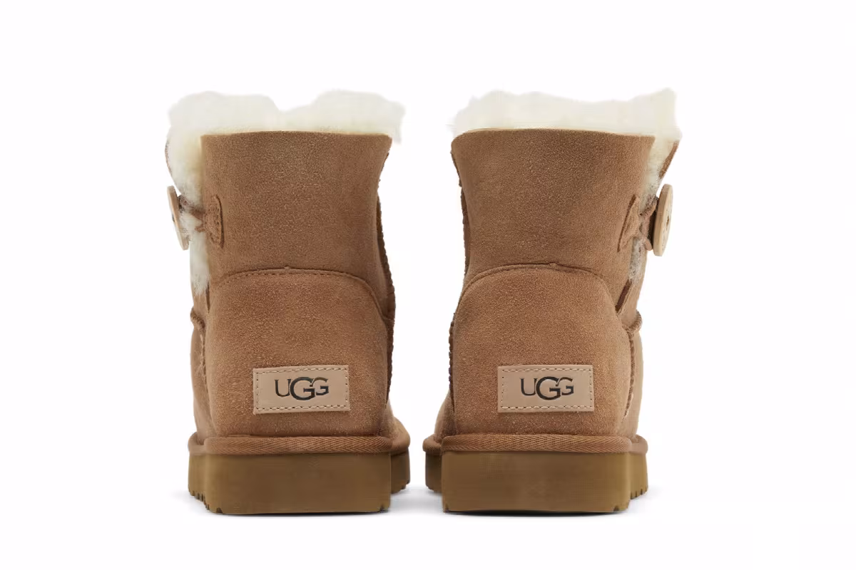 UGG Women's Mini Bailey Button 2 Boot Chestnut, view 7