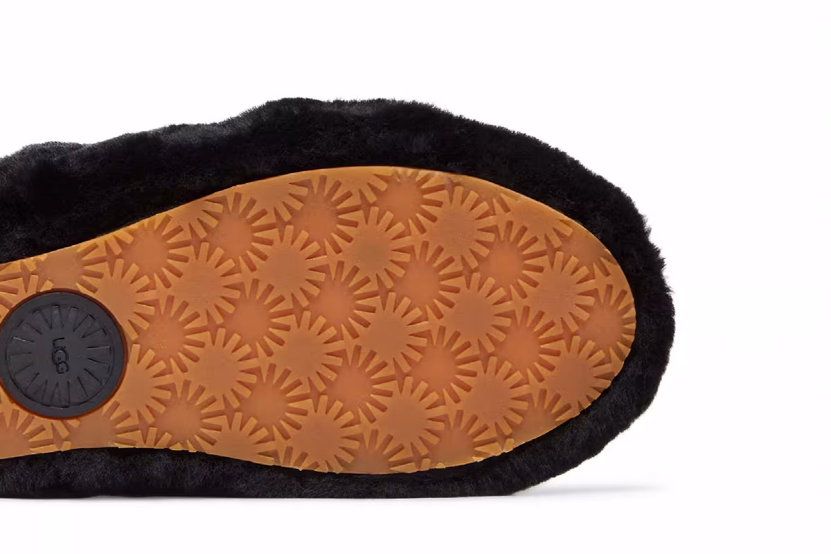 UGG Women's Fluff Yeah Slide Black, view 6