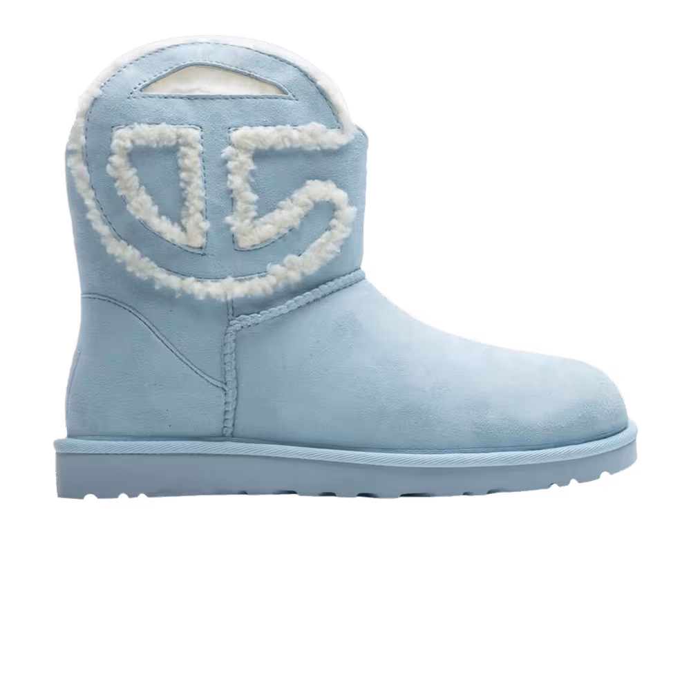 Telfar x UGG Logo Mini Boot Blue