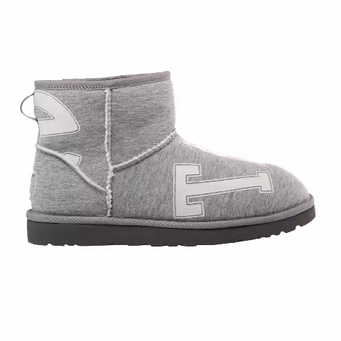Telfar x UGG Fleece Mini Boot 'Heather Grey'