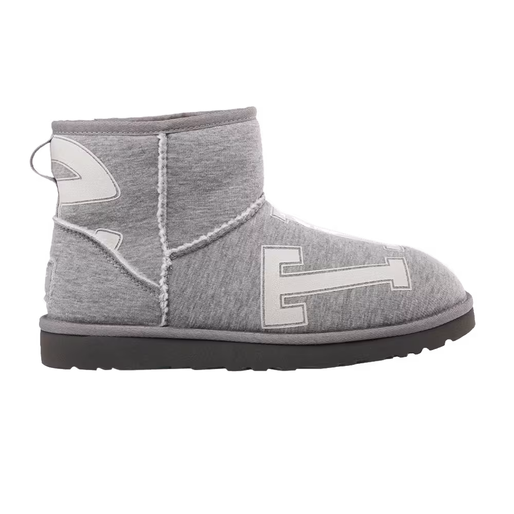 Telfar x UGG Fleece Mini Boot Heather Grey
