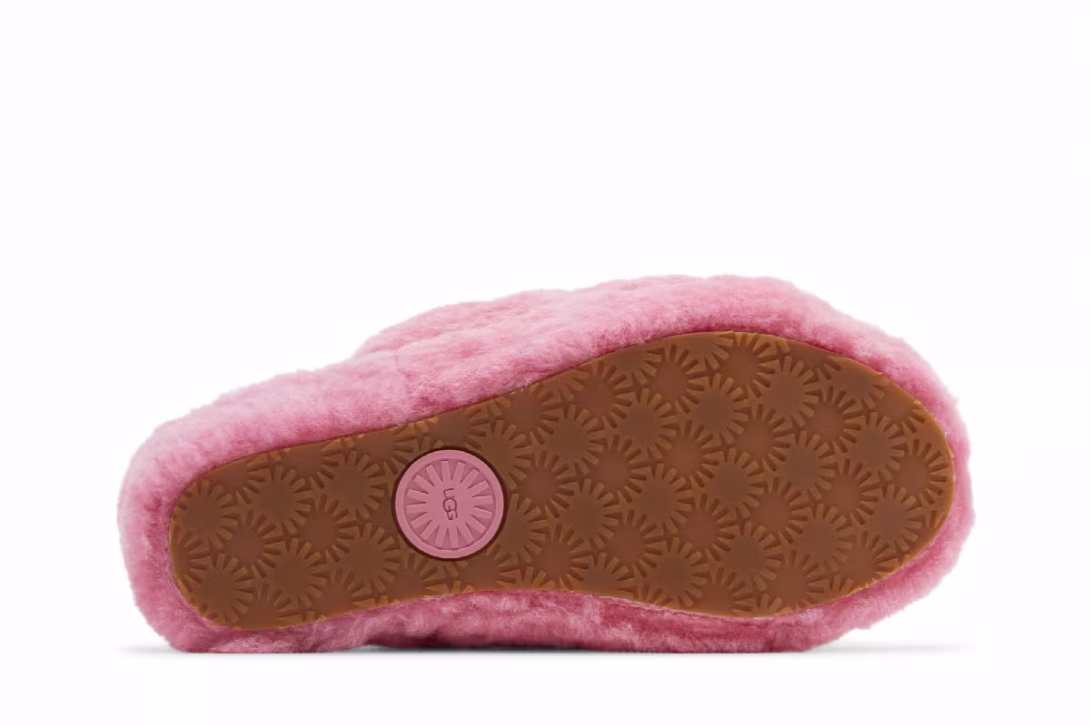 UGG Women's Fluff Yeah Slide Pink Rose, view 5