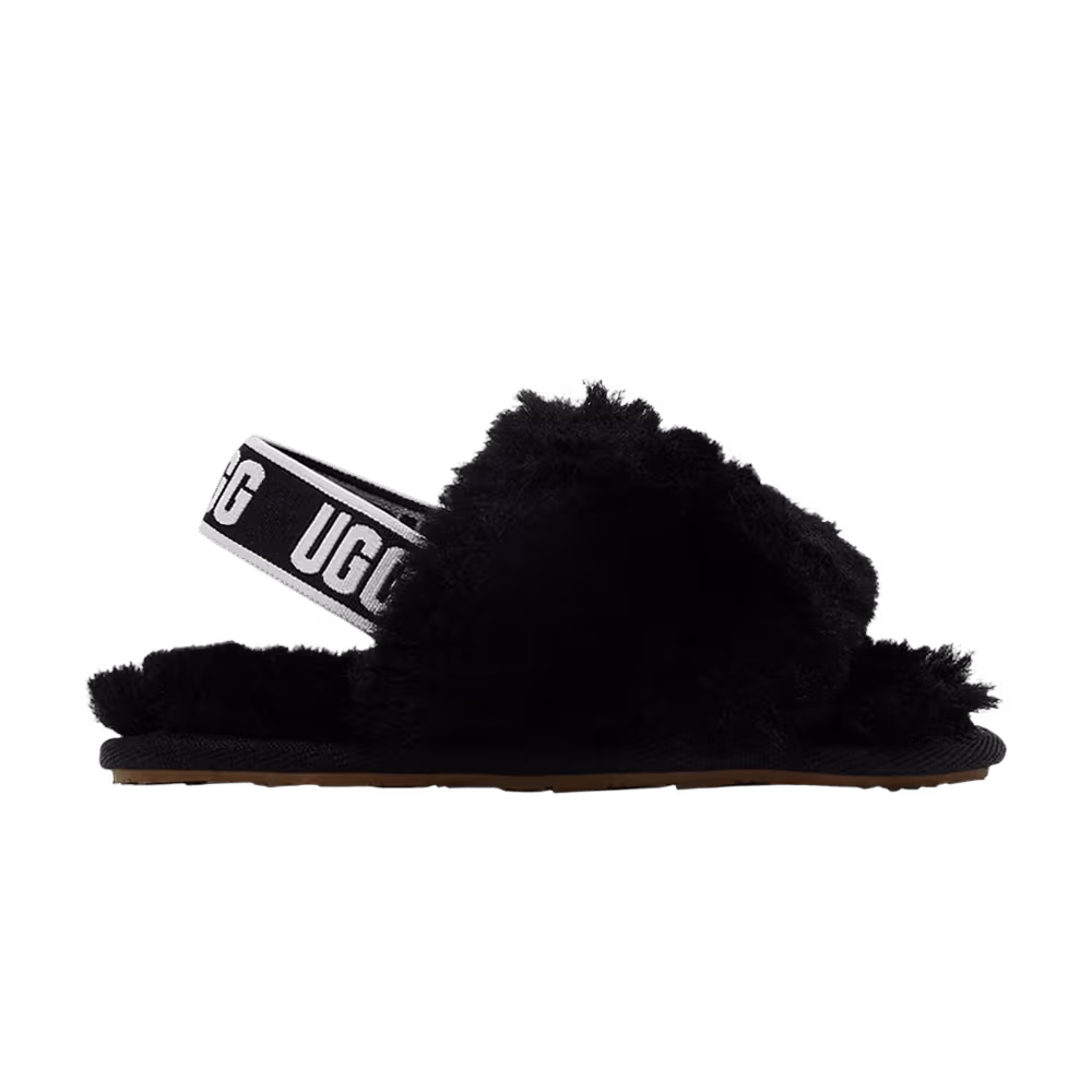 UGG Fluff Yeah Slide Toddler Black