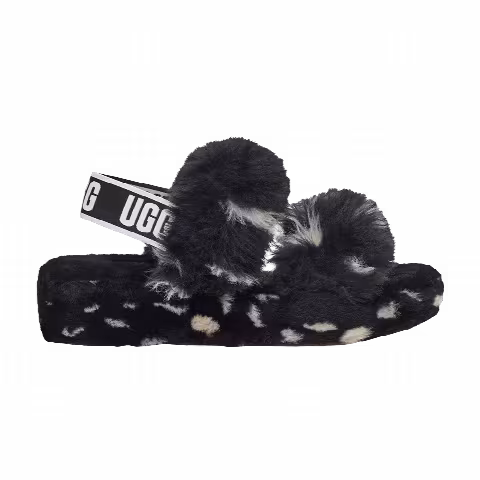 UGG Wmns Oh Yeah Slide 'Black White Spots'