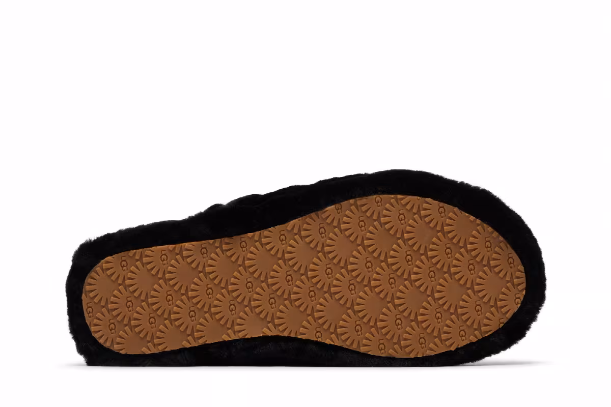 UGG Fluff Yeah Slide Kids Black, view 5