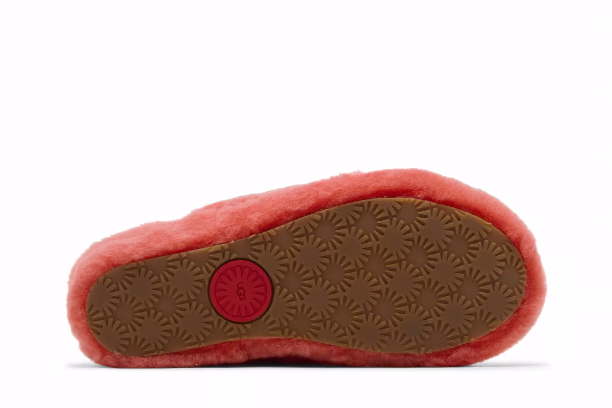 UGG Women's Fluff Yeah Slide Red Currant, view 5