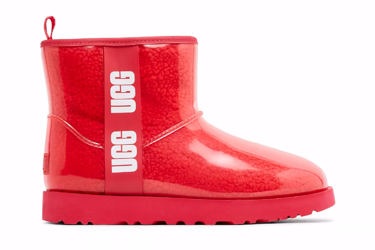UGG Women's Classic Clear Mini Hibiscus Pink, view 2