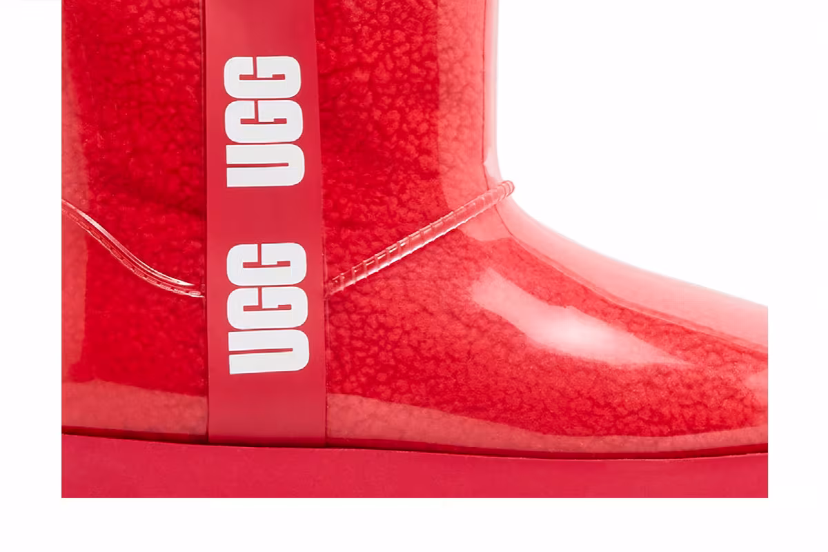 UGG Women's Classic Clear Mini Hibiscus Pink, view 3