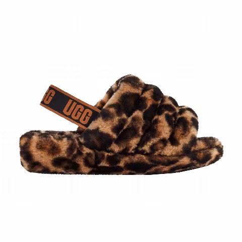 UGG Wmns Fluff Yeah Slide 'Panther Print - Butterscotch'