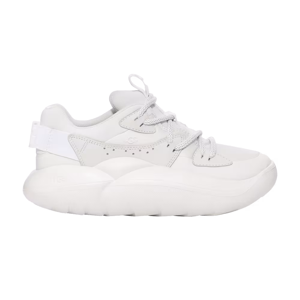 UGG Women's LA Cloud Lace White Suede