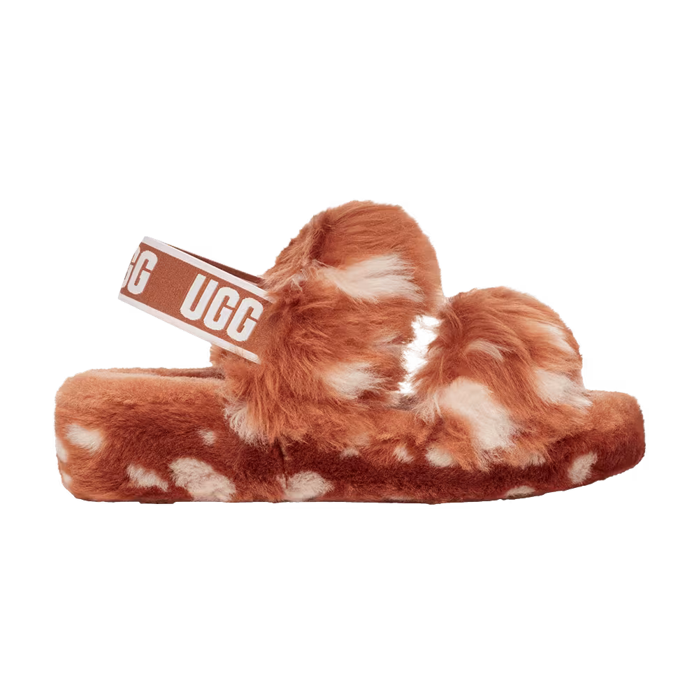 UGG Women's Oh Yeah Slide Natural Spots