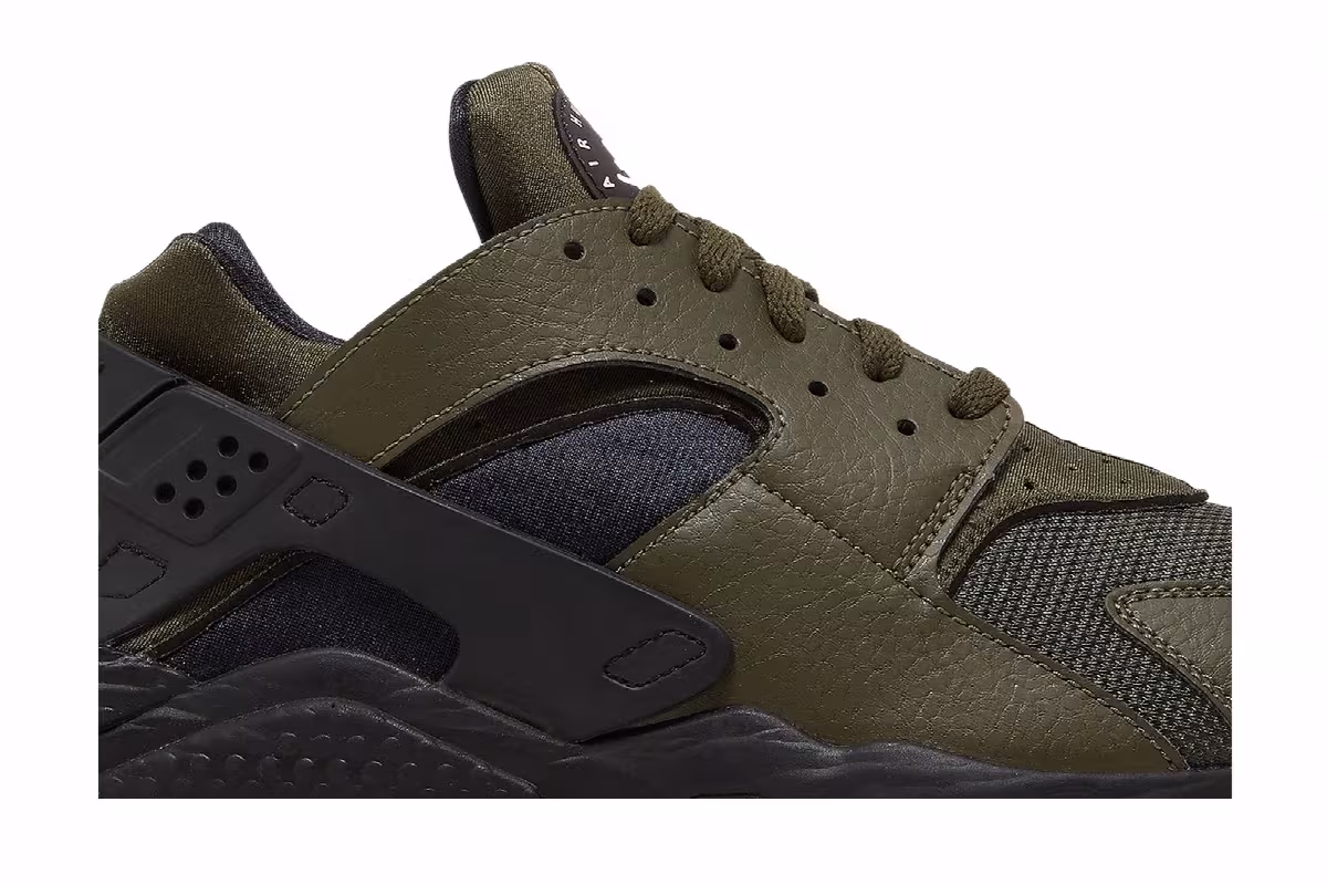 Nike Air Huarache Cargo Khaki Black, view 3