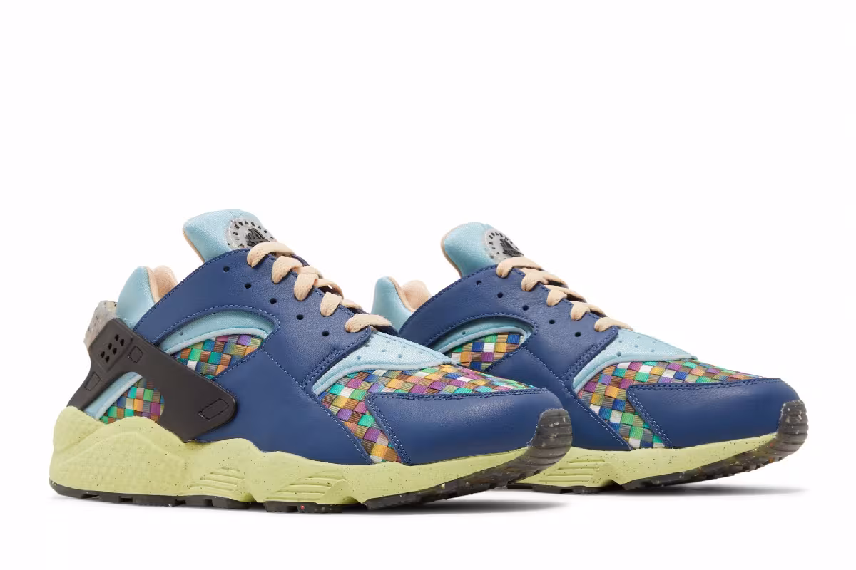 Nike Air Huarache Crater Premium Multi-Color Woven, view 9