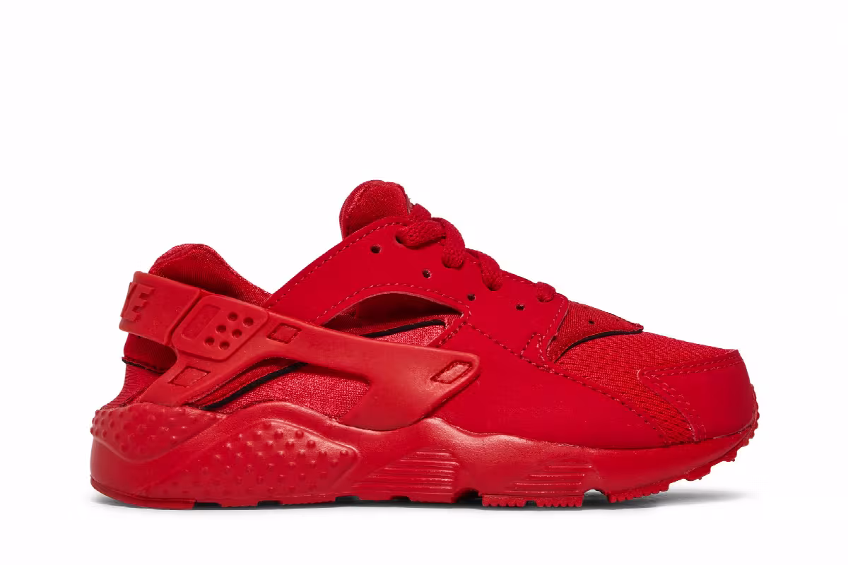 Nike Huarache Run PS University Red, view 2