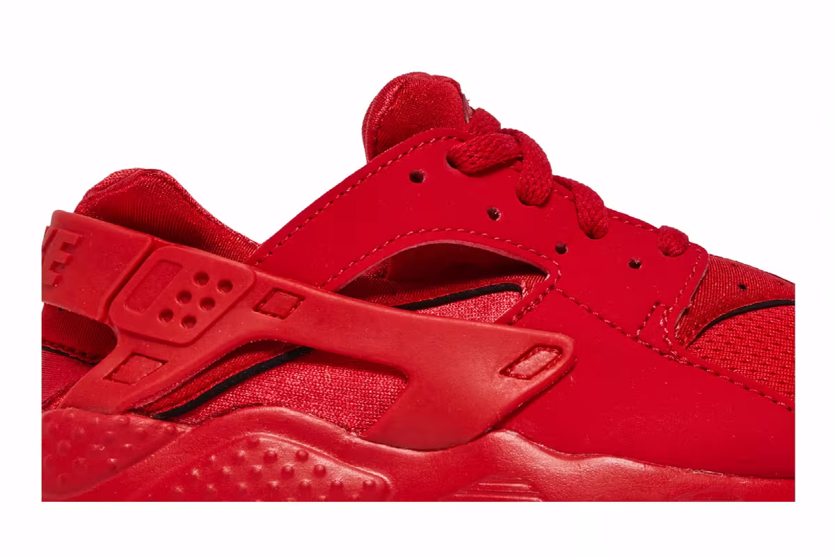 Nike Huarache Run PS University Red, view 3