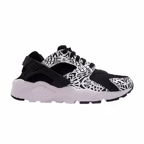 Nike Huarache Run Print GS 'Black'