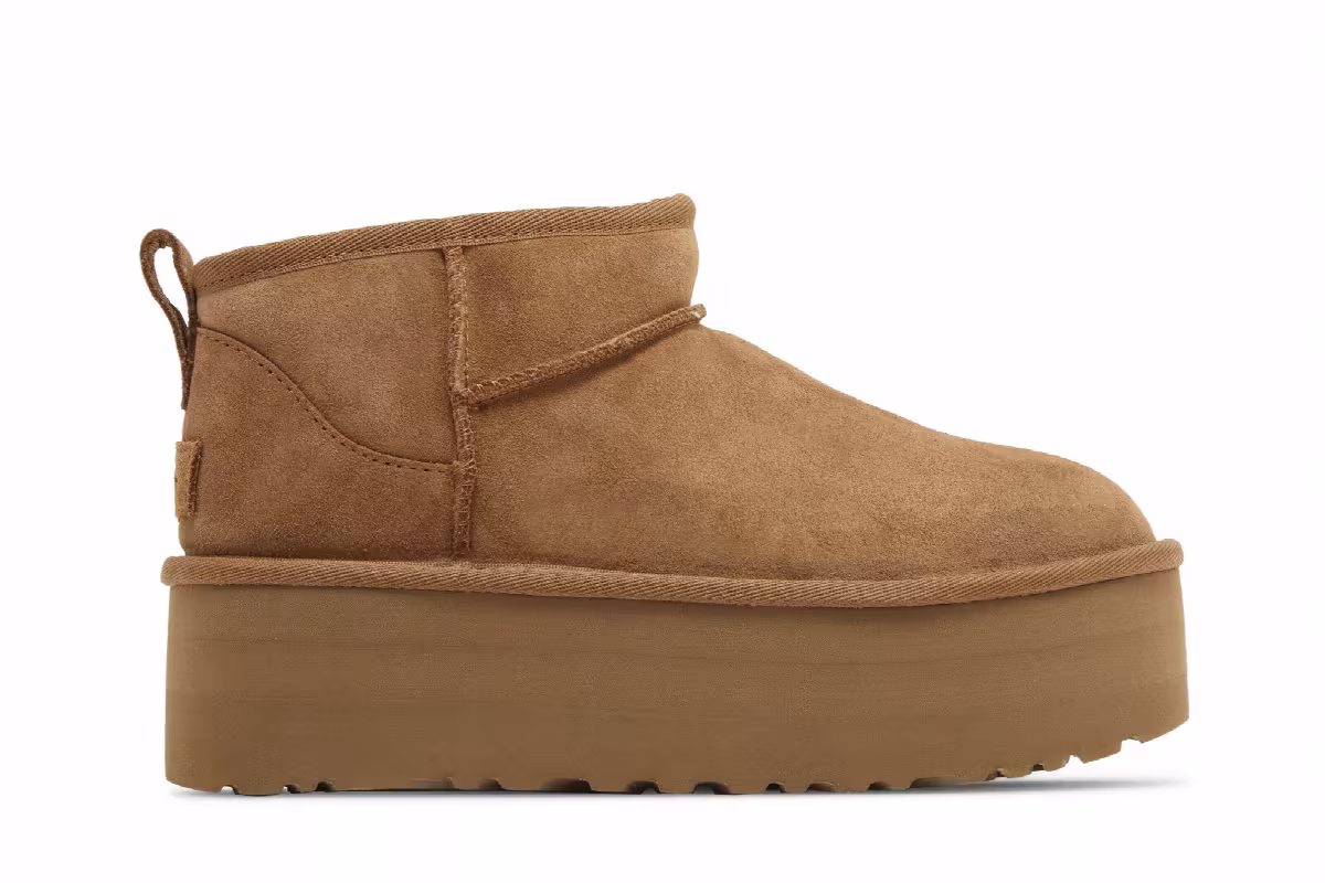 UGG Women's Classic Ultra Mini Platform Boot Chestnut, view 2