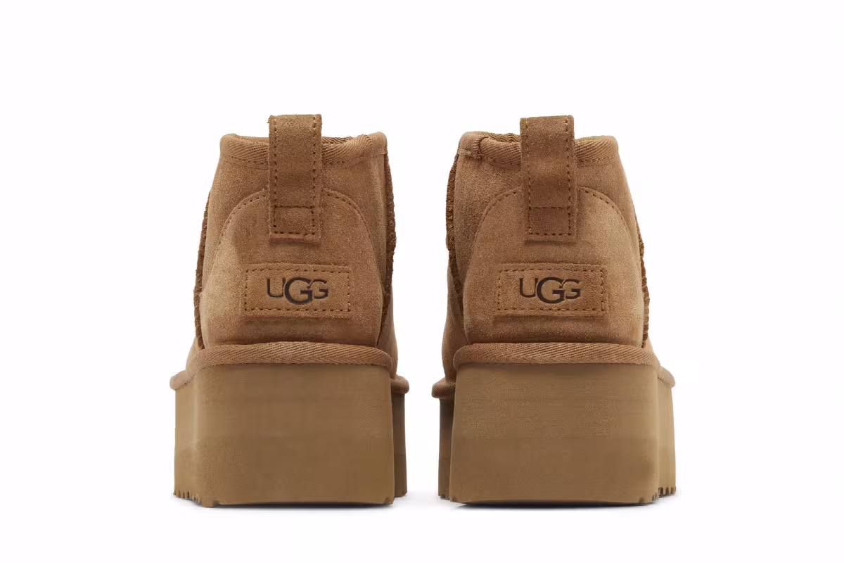 UGG Women's Classic Ultra Mini Platform Boot Chestnut, view 7