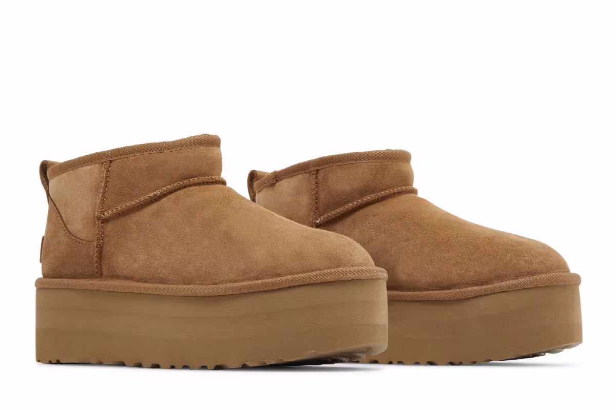 UGG Women's Classic Ultra Mini Platform Boot Chestnut, view 9