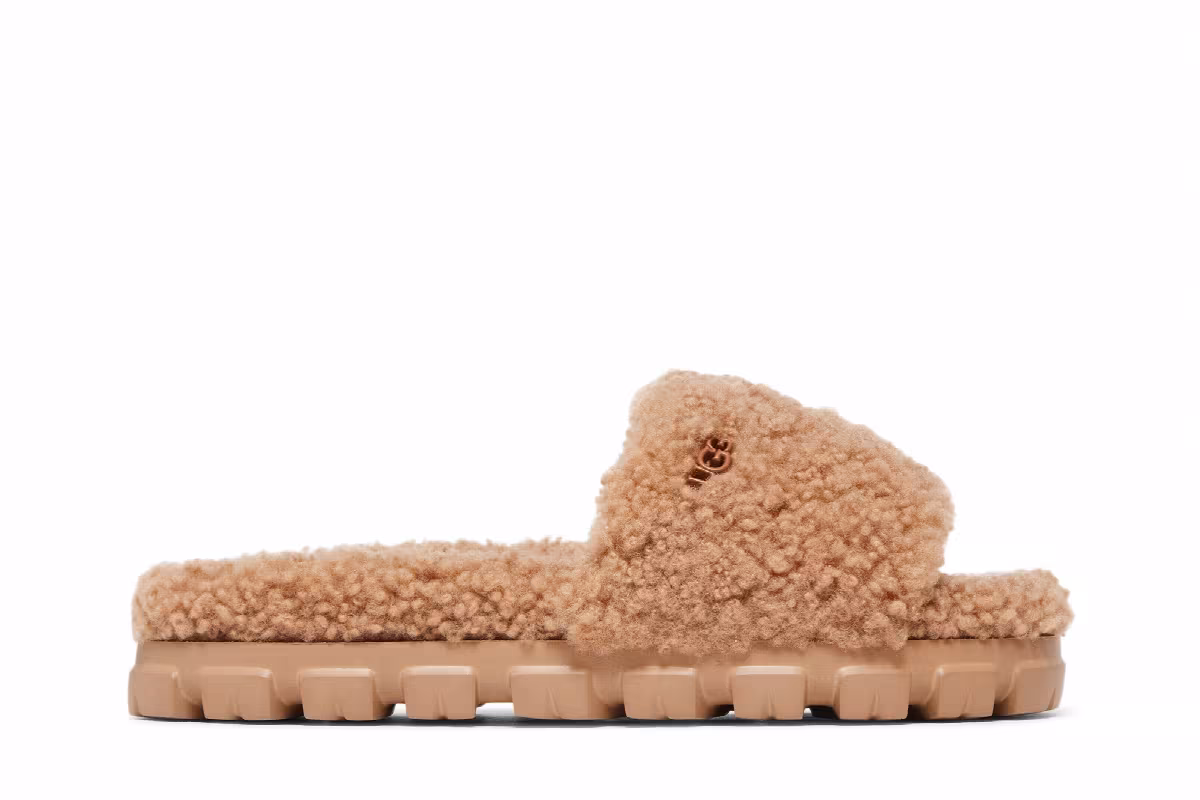 UGG Women's Cozetta Curly Slipper Chestnut, view 2