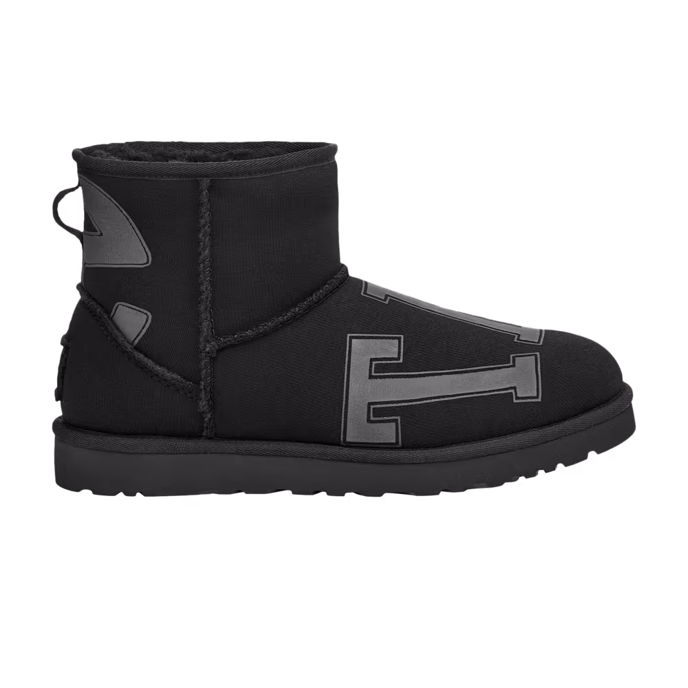 Telfar x UGG Fleece Mini Boot Black