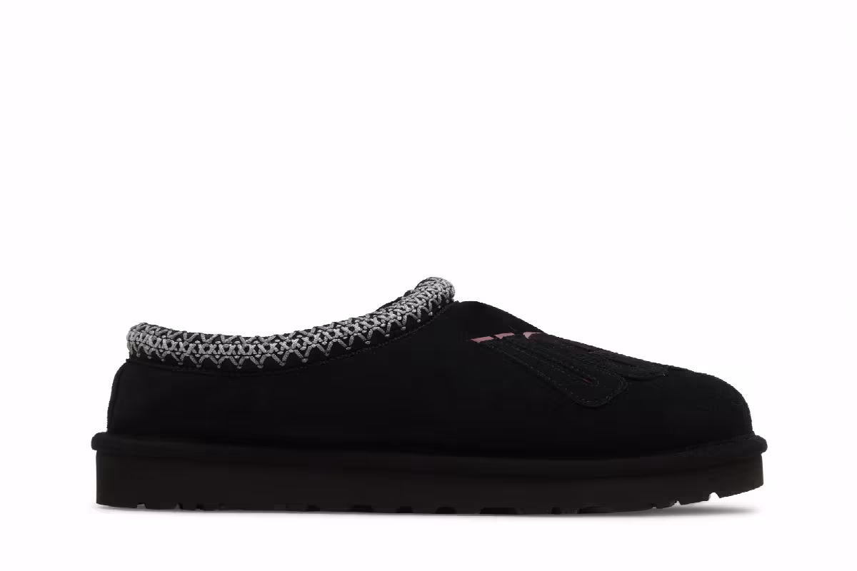 UGG Tasman Slipper Graphic Shadow - Black, view 2