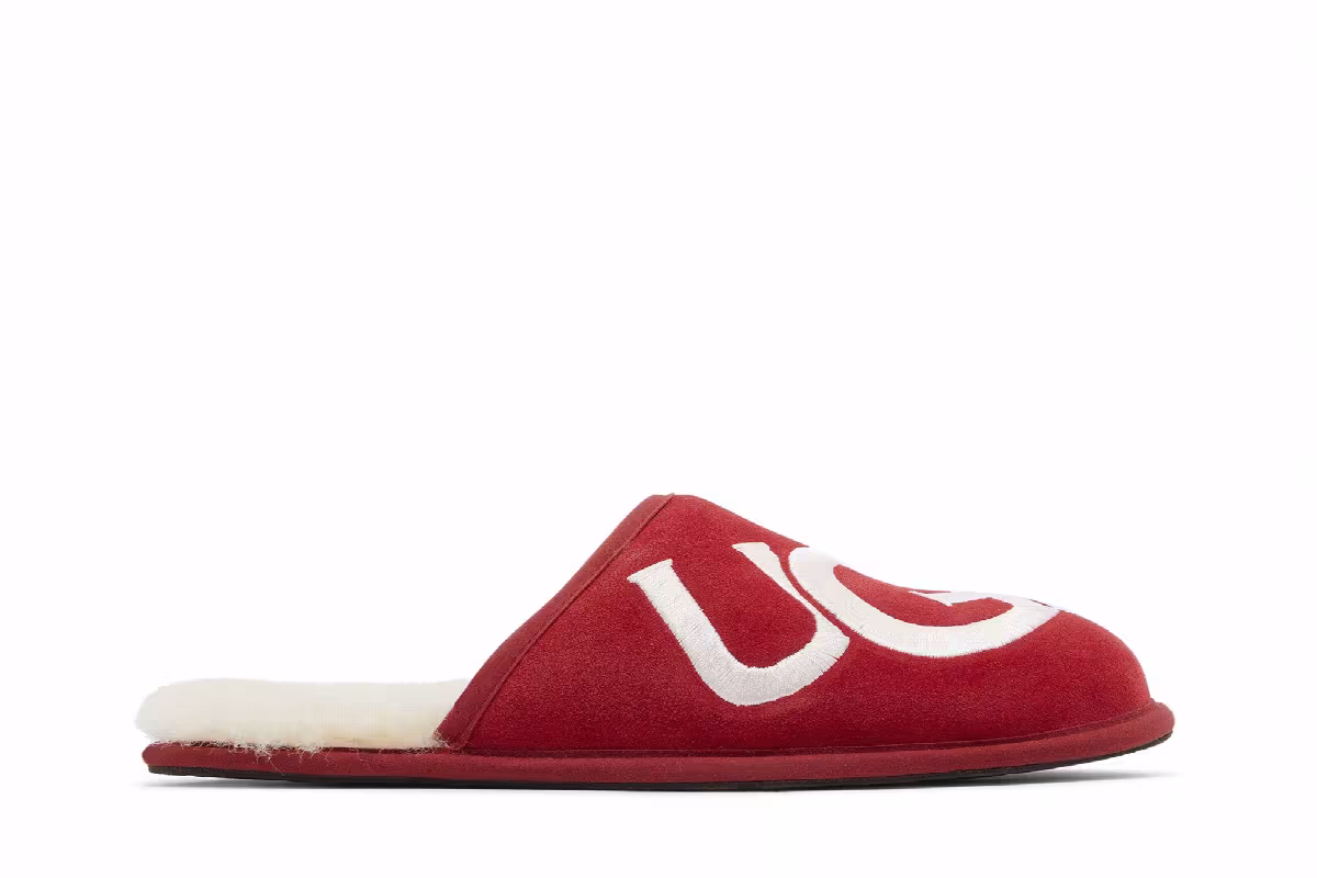 UGG Scuff Slipper Logo - Samba Red, view 2