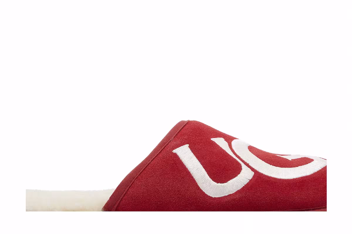 UGG Scuff Slipper Logo - Samba Red, view 3