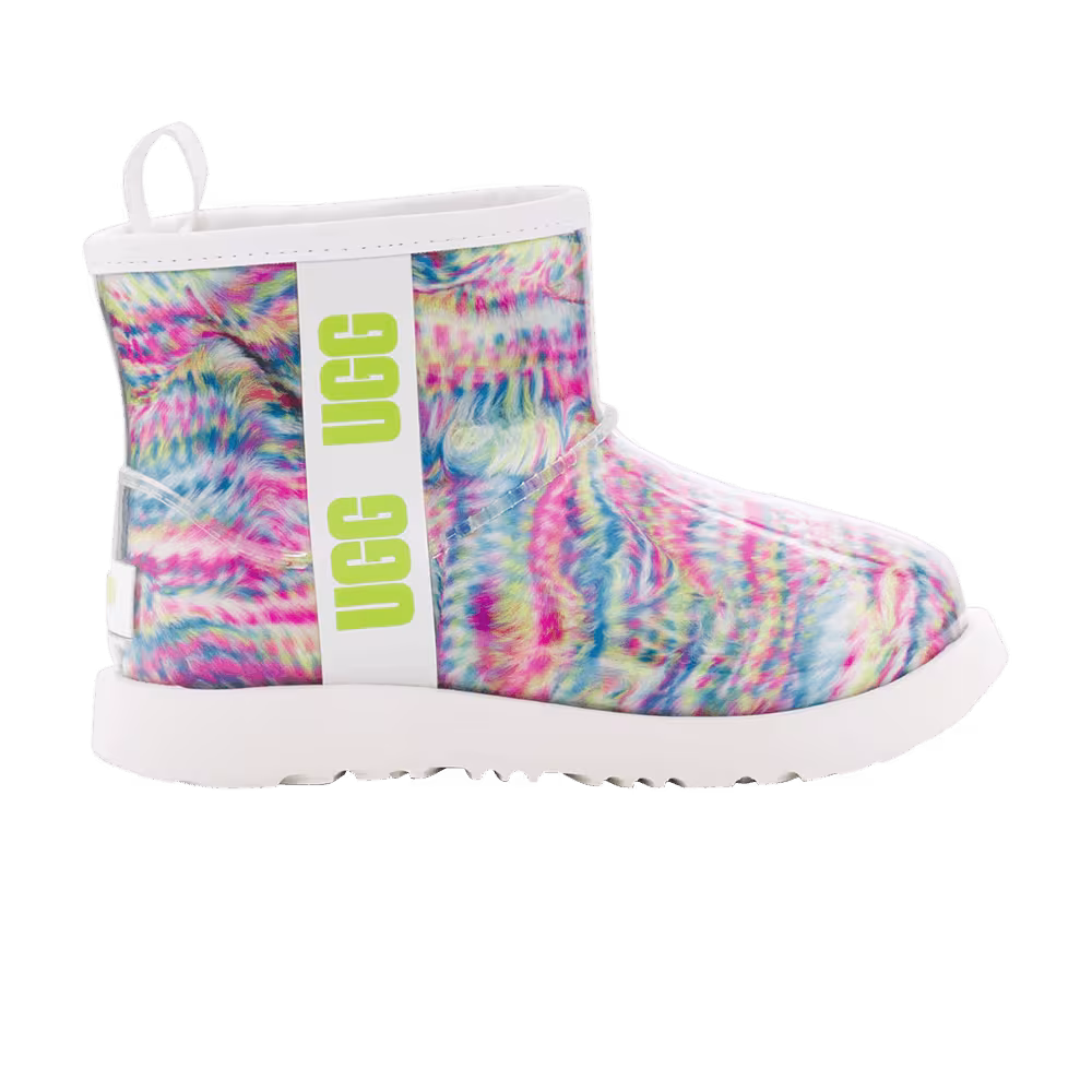 UGG Classic Clear Mini Pixelate Boot Kids Multi-Color