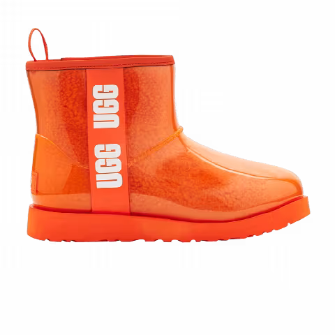 UGG Classic Clear Mini II Boot Kids 'Orange Soda'