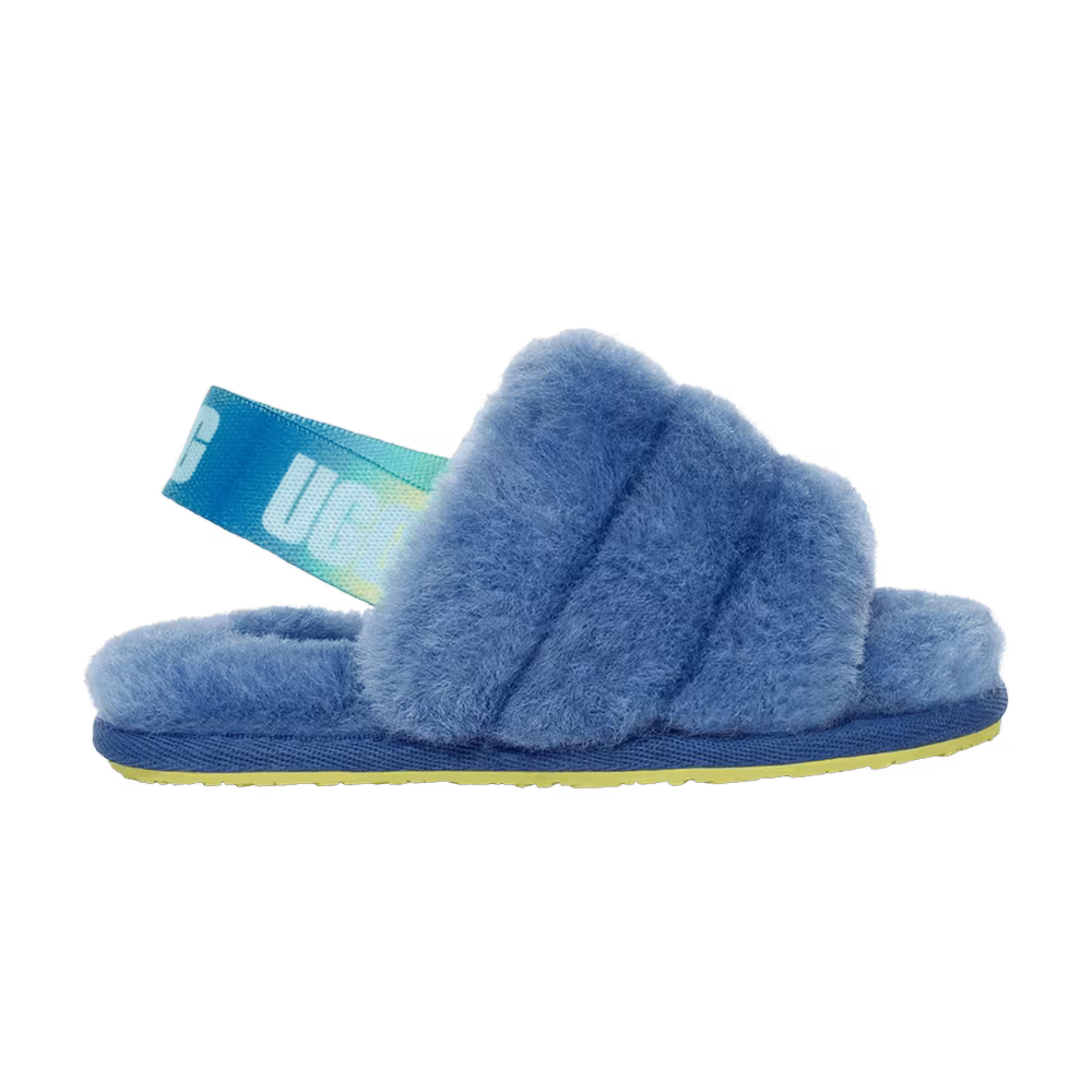UGG Fluff Yeah Slide Toddler Mystic Blue Gradient