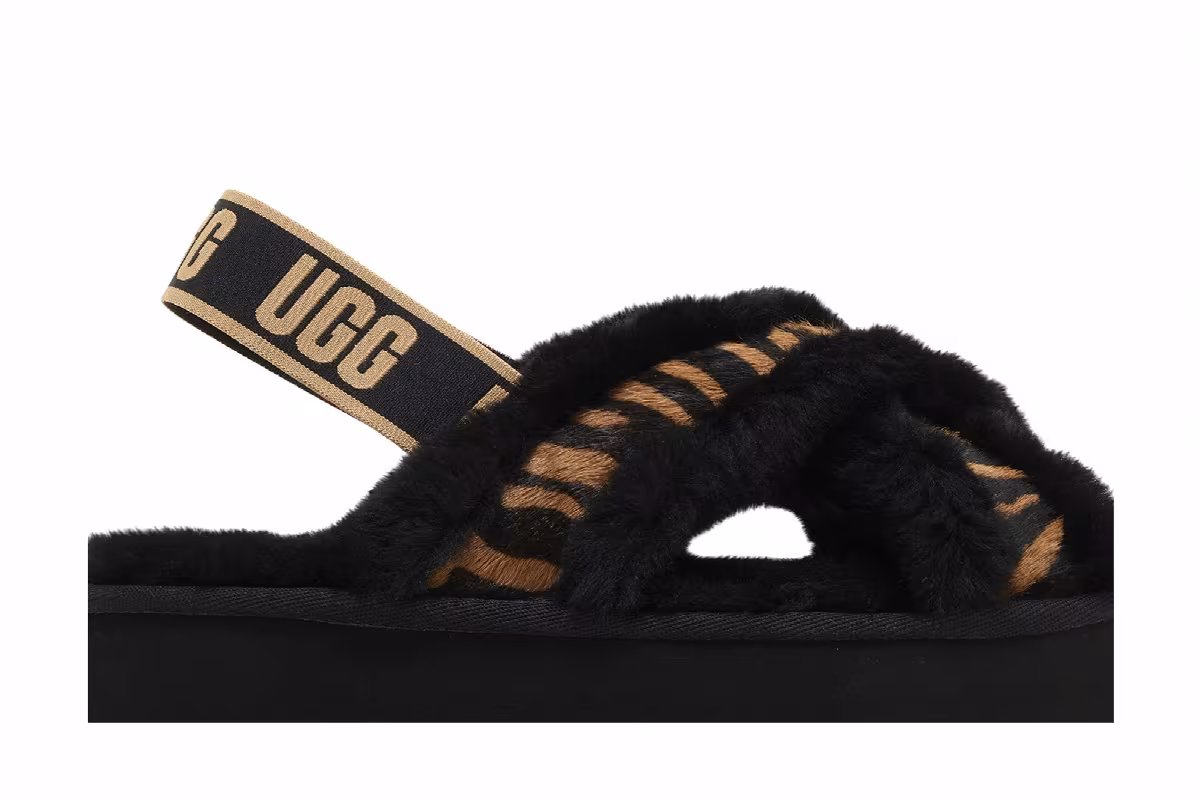 UGG Women's Disco Cross Slide Tiger Print, view 3