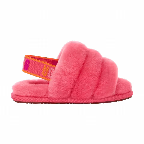 UGG Fluff Yeah Slide Toddler 'Strawberry Sorbet Multi'