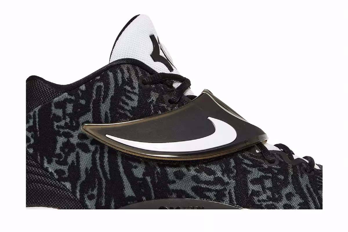 Nike KD 14 TB Black White, view 3