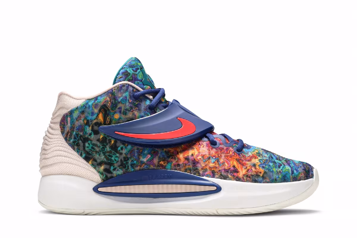 Nike KD 14 EP Psychedelic, view 2
