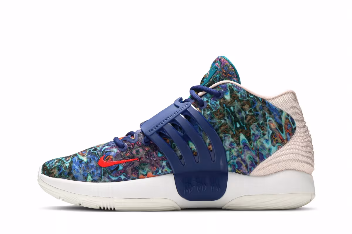 Nike KD 14 EP Psychedelic, view 4