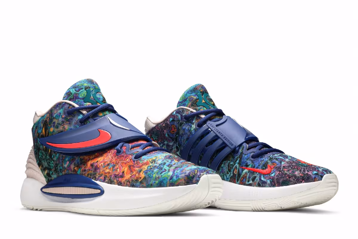 Nike KD 14 EP Psychedelic, view 9