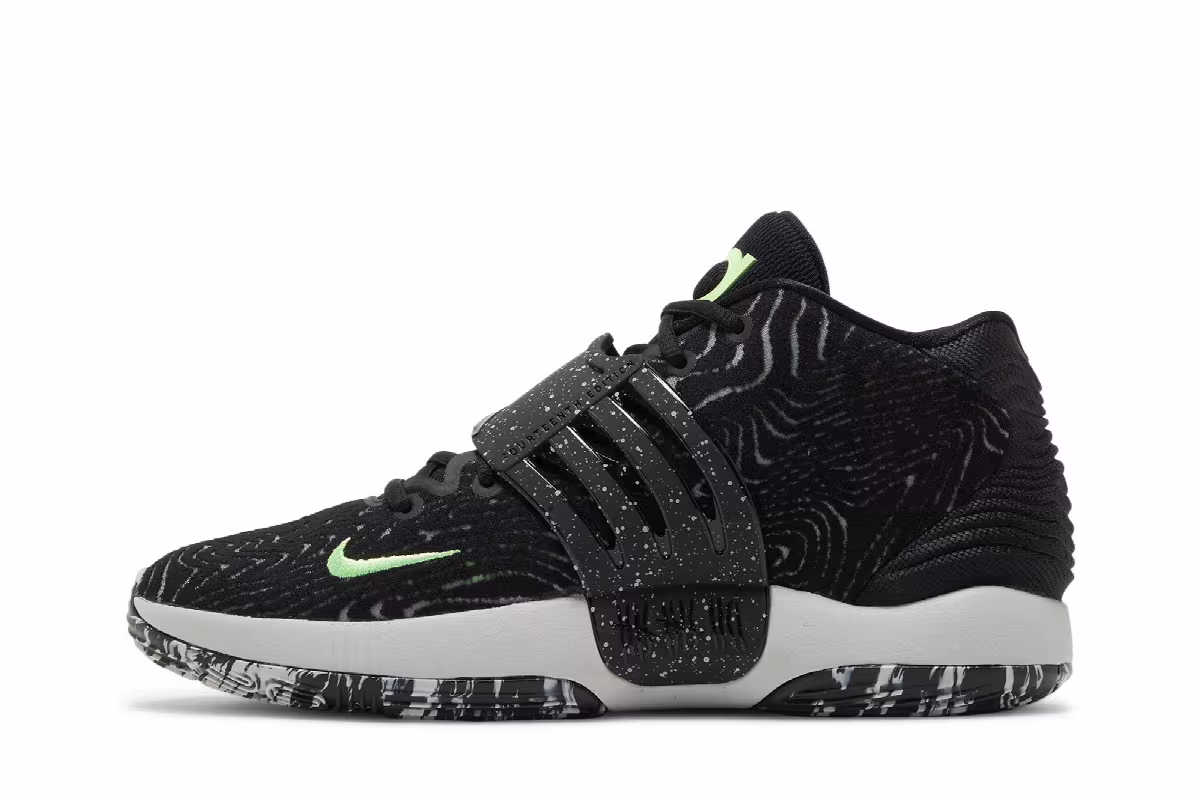Nike KD 14 EP Black Lime Glow, view 4