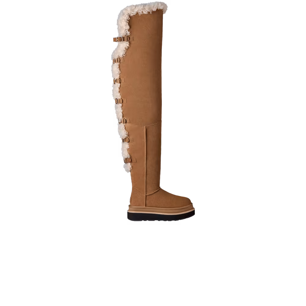 Sacai x UGG Women's Thigh High Boot Chestnut