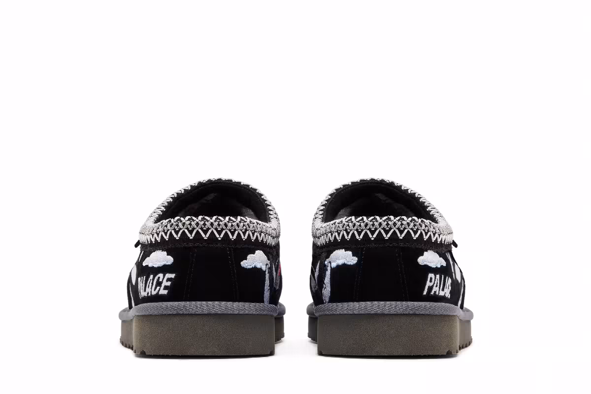 Palace x Looney Tunes x UGG Tasman Slipper Black, view 7