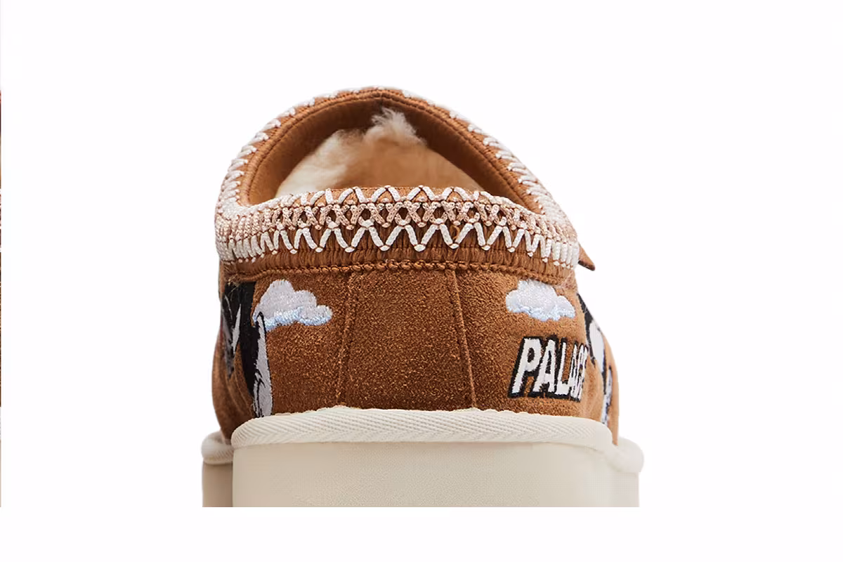 Palace x Looney Tunes x UGG Tasman Slipper Chestnut, view 8