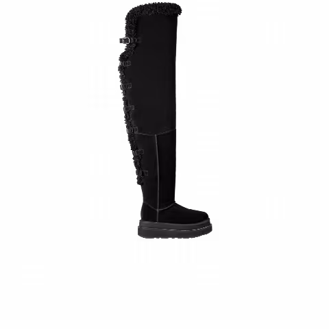 Sacai x UGG Wmns Thigh High Boot 'Black'