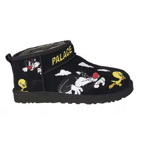 Palace x Looney Tunes x UGG Classic Ultra Mini Boot 'Black'