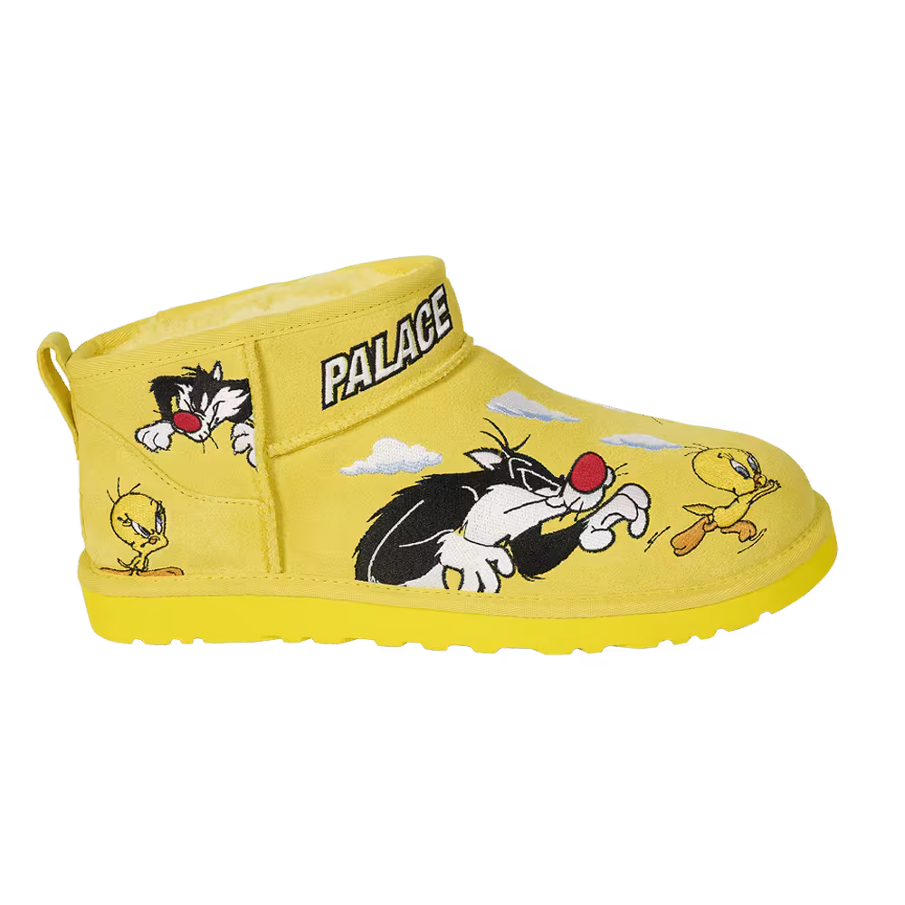 Palace x Looney Tunes x UGG Classic Ultra Mini Boot Yellow