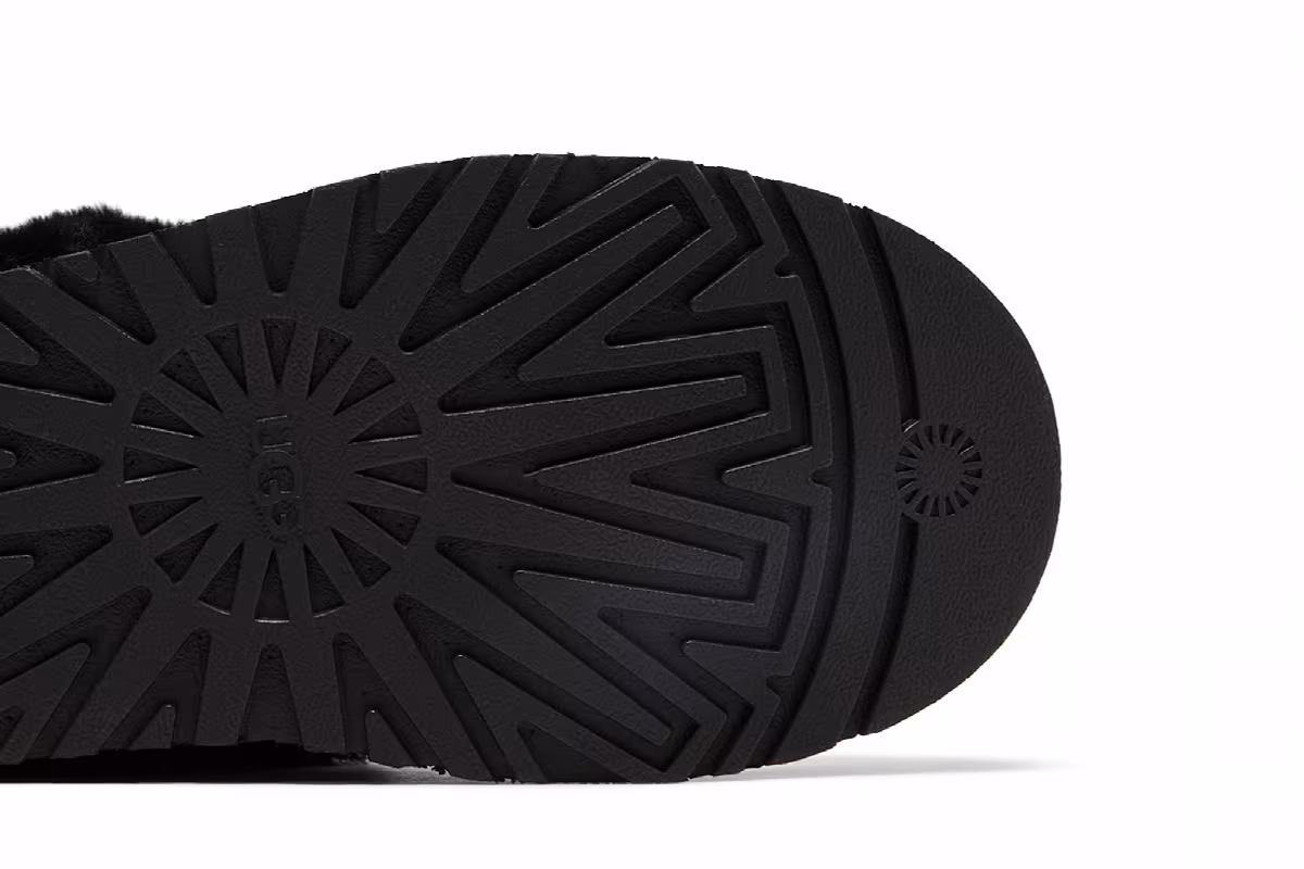UGG Women's Disquette Slipper Black, view 6